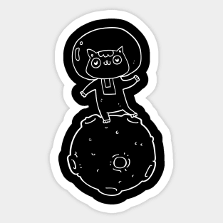 Astronaut Cat Sticker